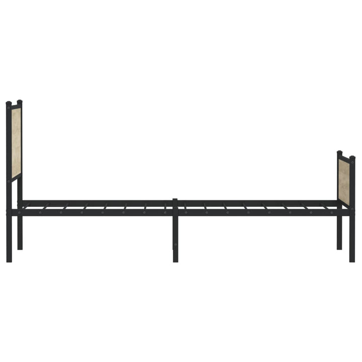 sengeramme uden madras 107x203 cm metal sonoma-eg