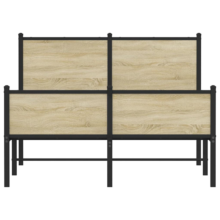 sengeramme uden madras 120x190 cm metal sonoma-eg