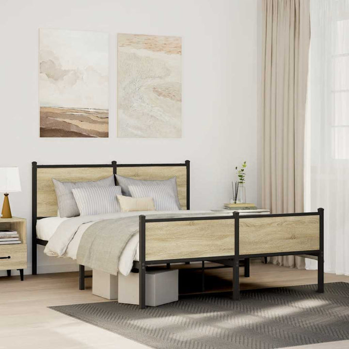 sengeramme uden madras 137x190 cm sonoma-eg