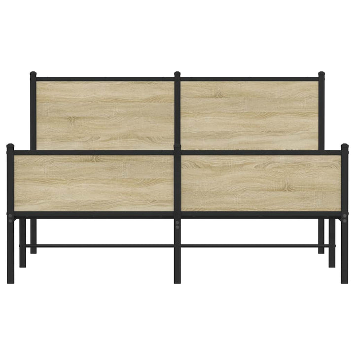 sengeramme uden madras 140x200 cm metal sonoma-eg