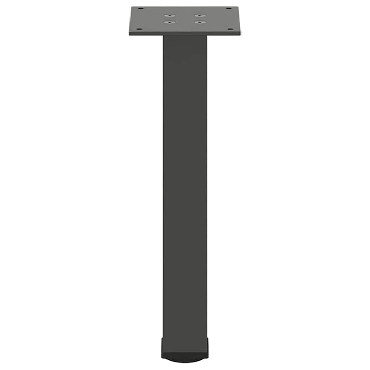 sofabordsben 4 stk. antracit 30-32 cm stål