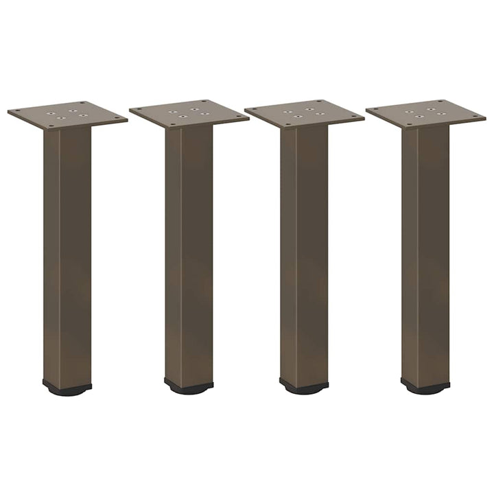 sofabordsben 4 stk. naturstål 30-32 cm stål