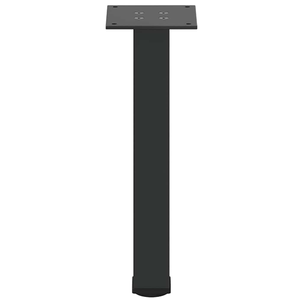 sofabordsben 4 stk. sort 42-44 cm stål