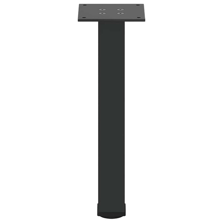 sofabordsben 4 stk. sort 42-44 cm stål