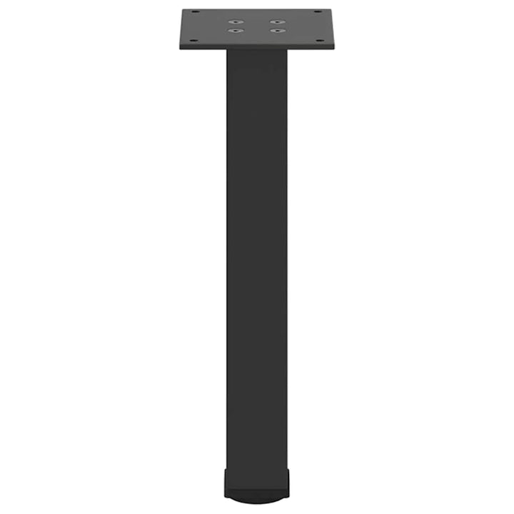 sofabordsben 4 stk. sort 42-44 cm stål