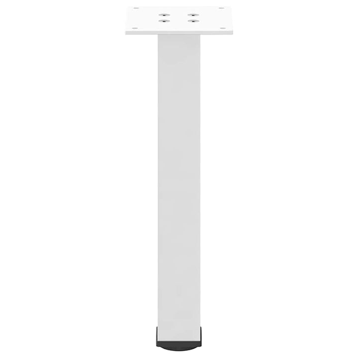 sofabordsben 4 stk. hvid 42-44 cm stål