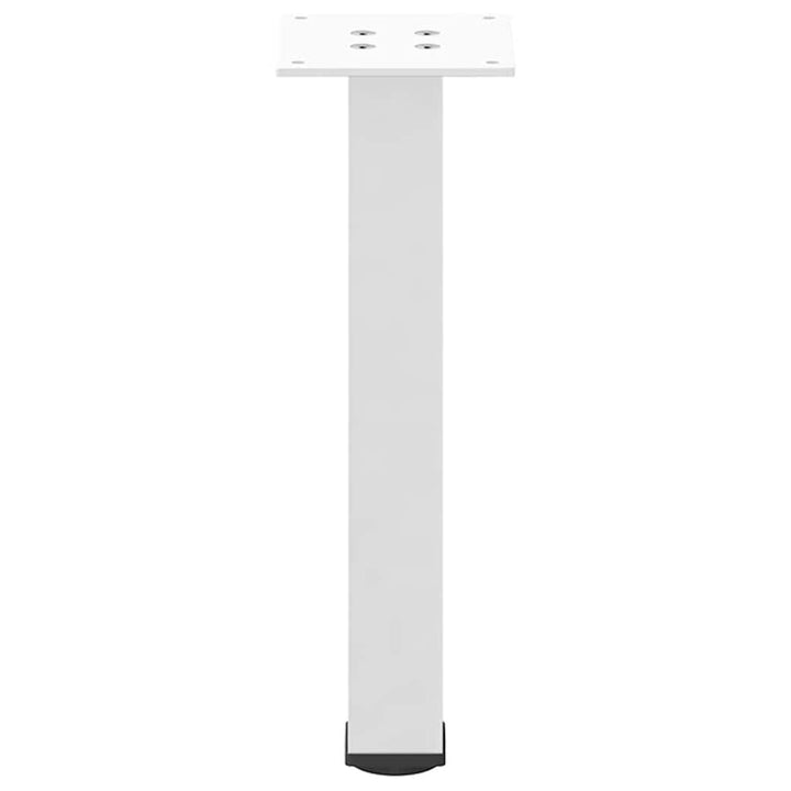 sofabordsben 4 stk. hvid 42-44 cm stål