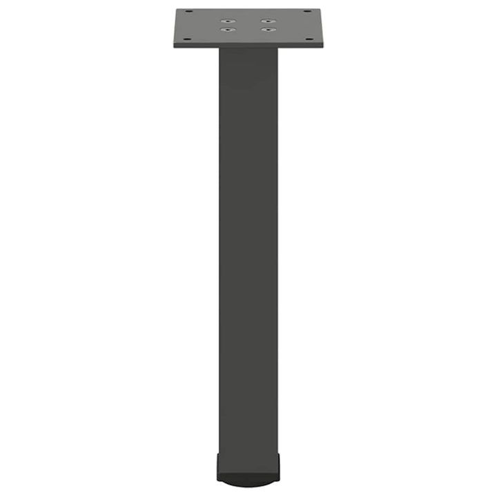 sofabordsben 4 stk. antracit 42-44 cm stål