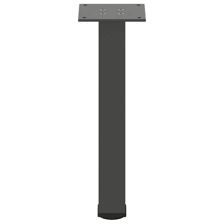 sofabordsben 4 stk. antracit 42-44 cm stål