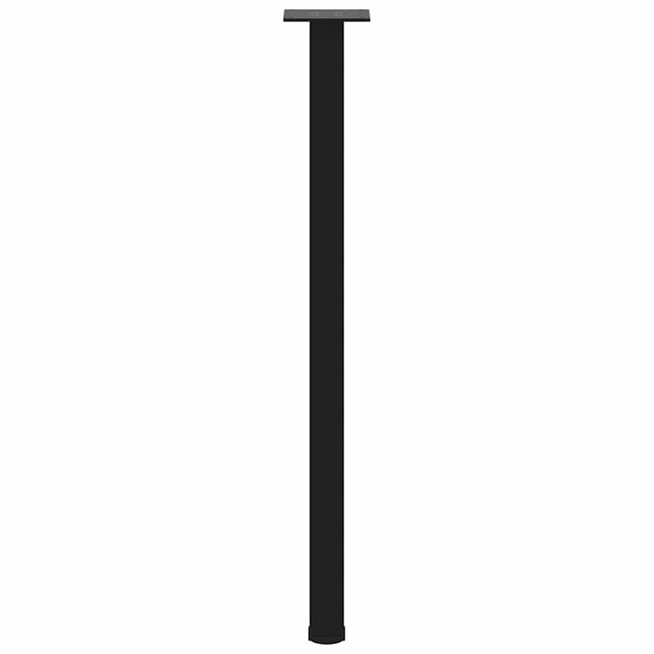 konsolbordben 4 stk. sort 72-74 cm stål