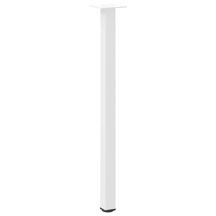 konsolbordben 4 stk. hvid 72-74 cm stål