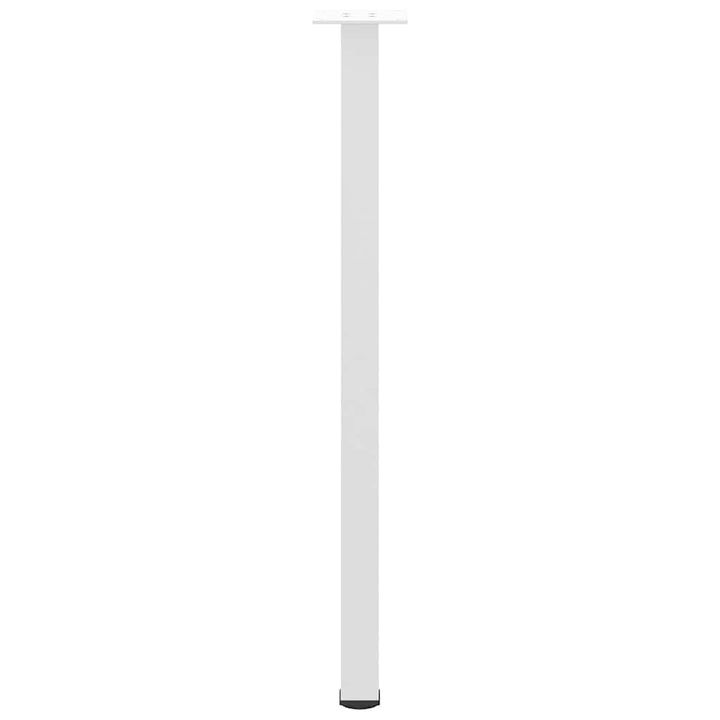konsolbordben 4 stk. hvid 72-74 cm stål