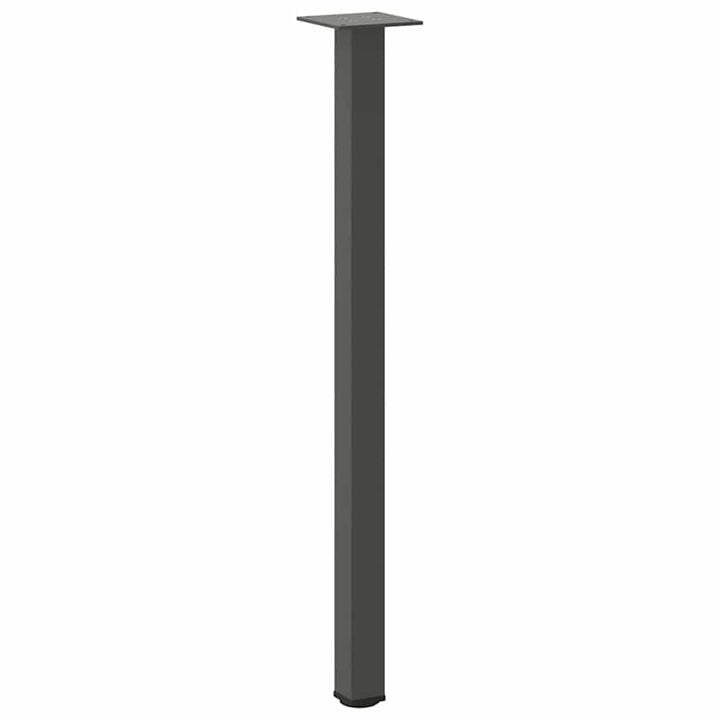 konsolbordben 4 stk. antracit 72-74 cm stål