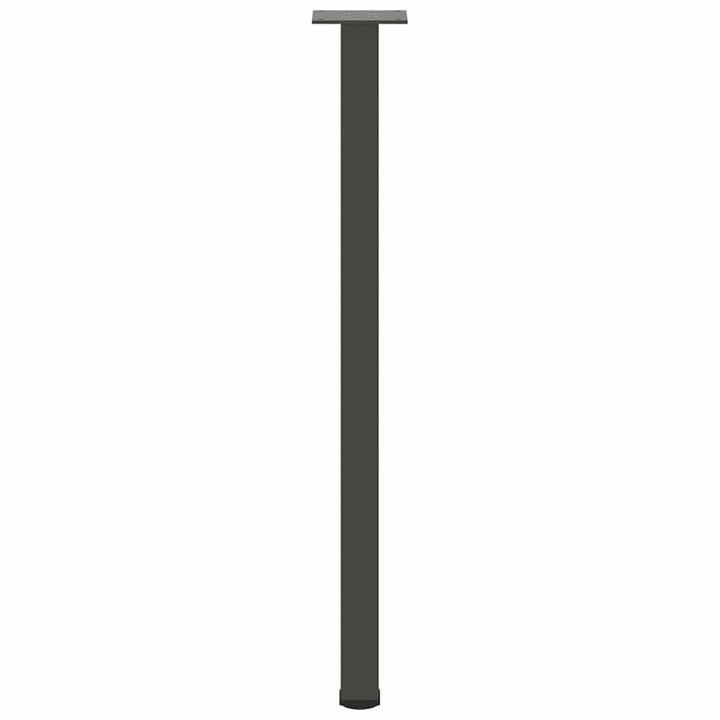 konsolbordben 4 stk. antracit 72-74 cm stål
