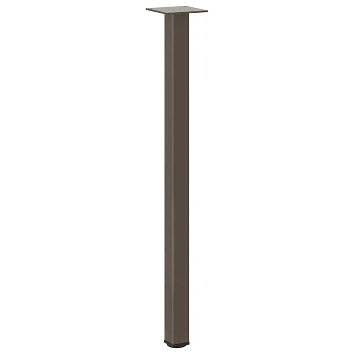 konsolbordben 4 stk. naturstål 72-74 cm stål