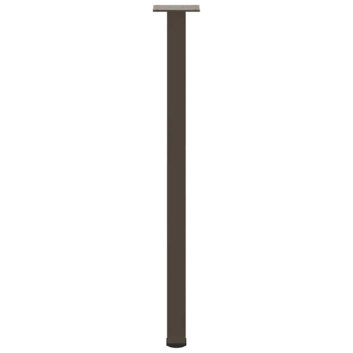 konsolbordben 4 stk. naturstål 72-74 cm stål