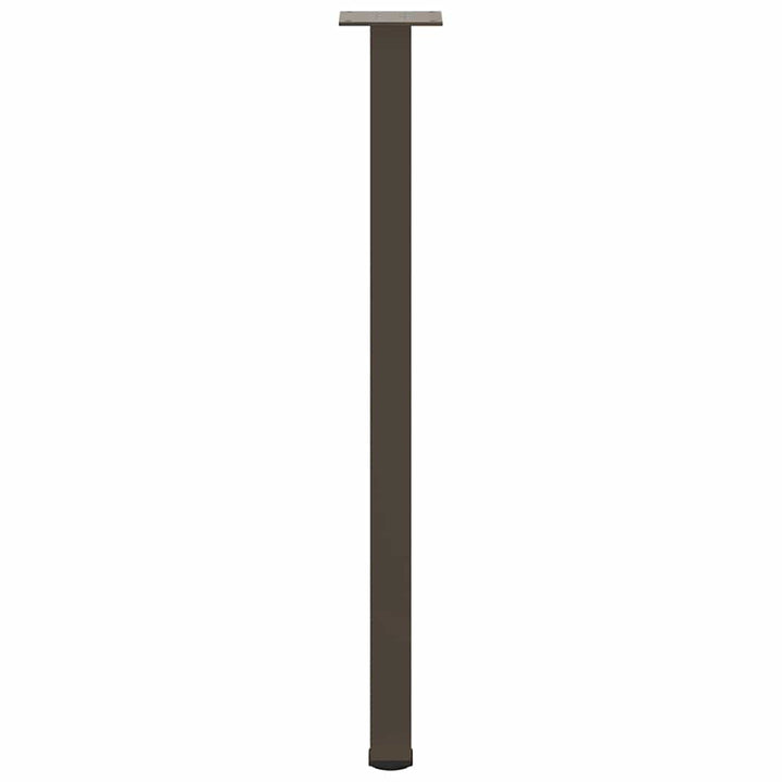 konsolbordben 4 stk. naturstål 72-74 cm stål