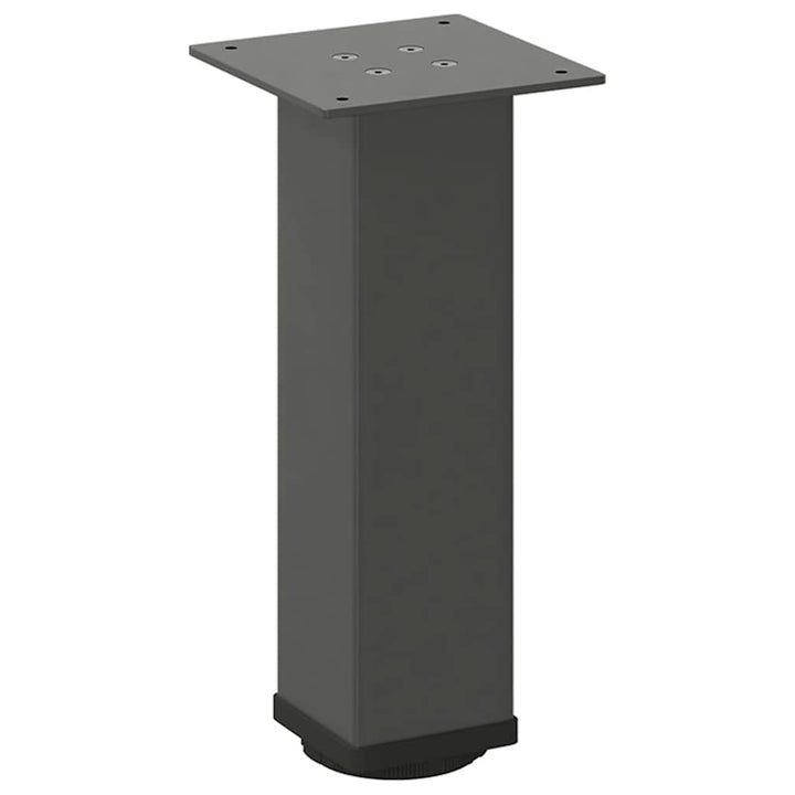 sofabordsben 4 stk. antracit 30-32 cm stål