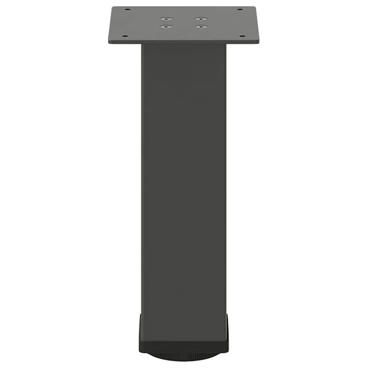 sofabordsben 4 stk. antracit 30-32 cm stål
