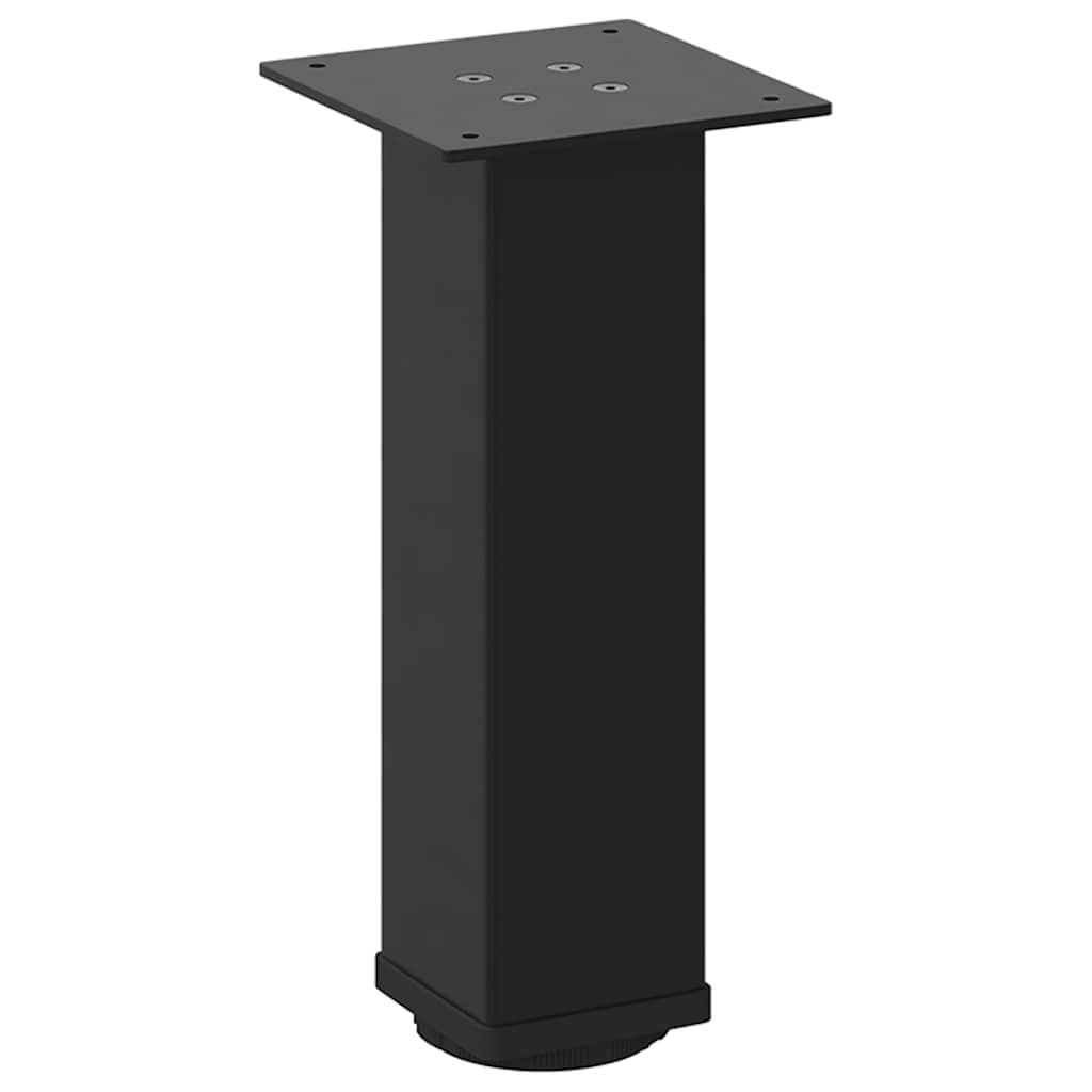 sofabordsben 4 stk. sort 42-44 cm stål