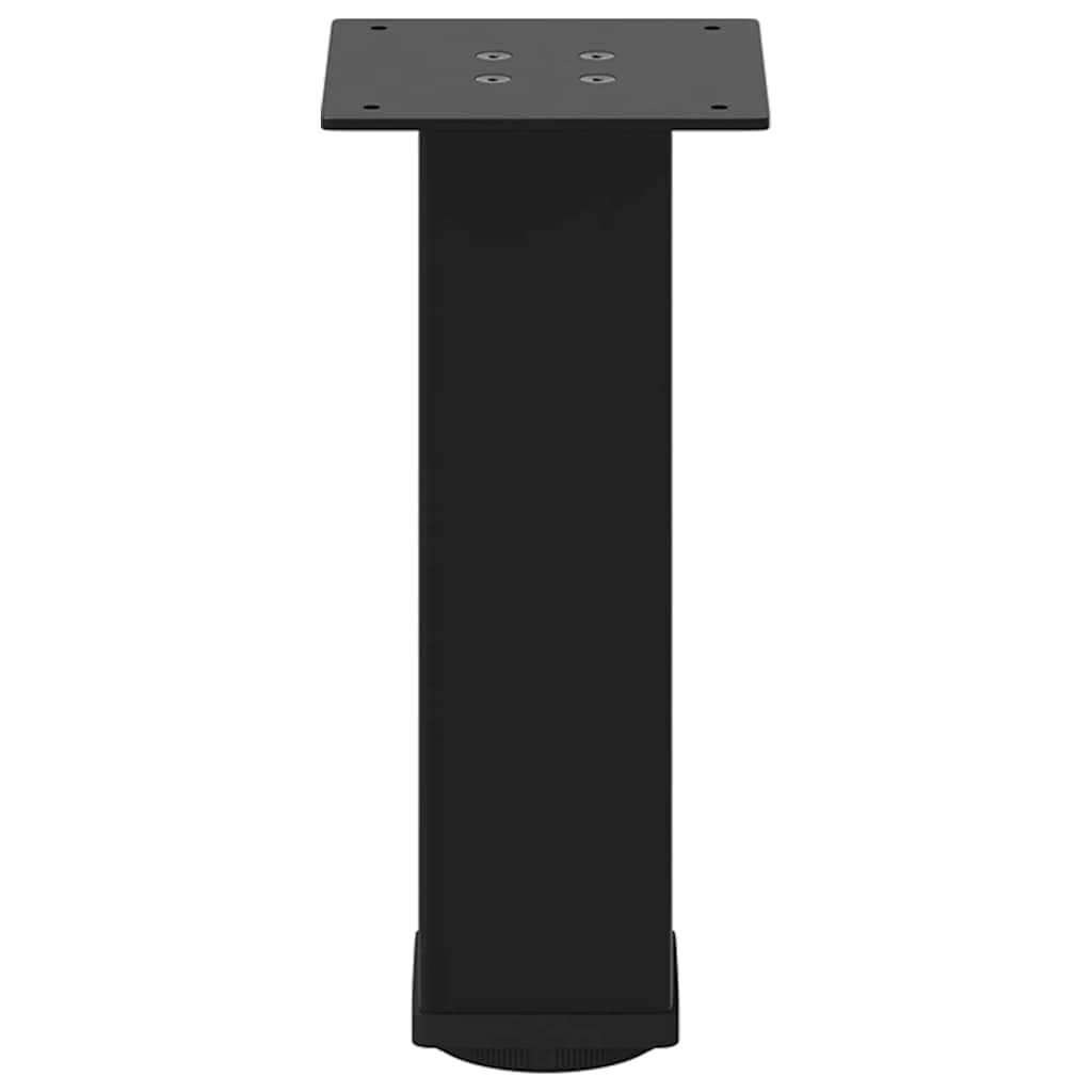 sofabordsben 4 stk. sort 42-44 cm stål