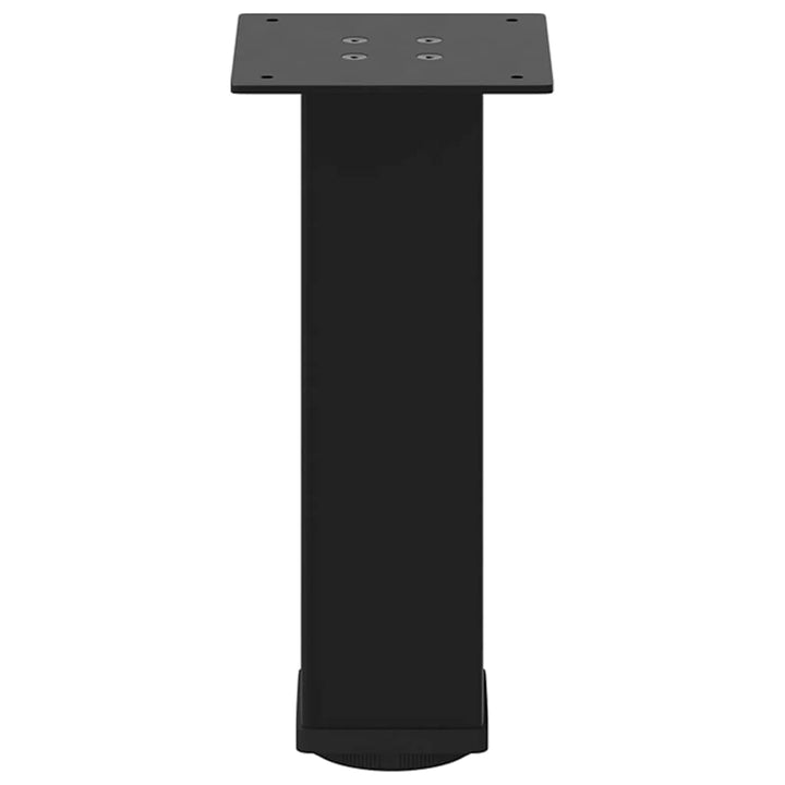 sofabordsben 4 stk. sort 42-44 cm stål