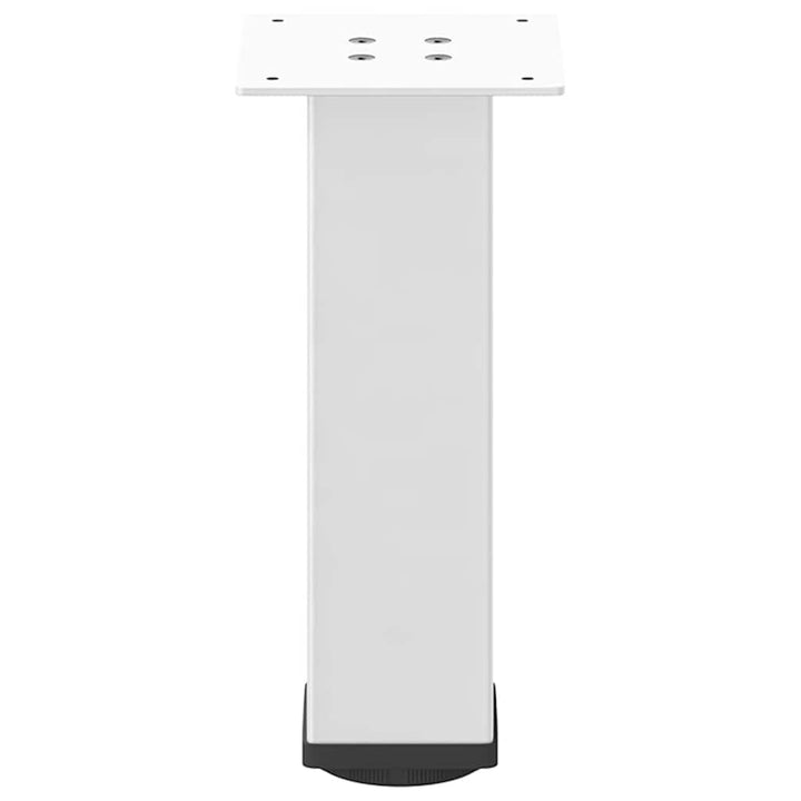 sofabordsben 4 stk. hvid 42-44 cm stål