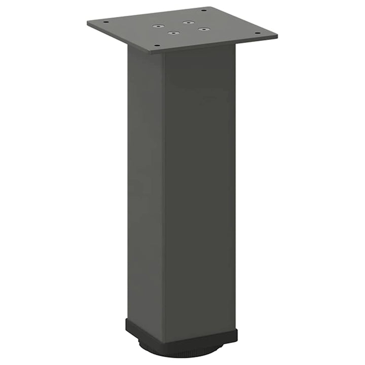 sofabordsben 4 stk. antracit 42-44 cm stål