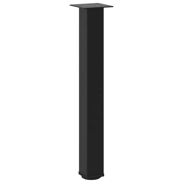konsolbordben 4 stk. sort 72-74 cm stål