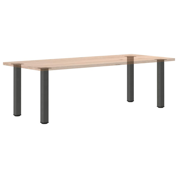 konsolbordben 4 stk. antracit 72-74 cm stål