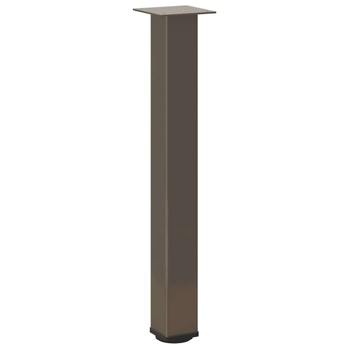 konsolbordben 4 stk. naturstål 72-74 cm stål