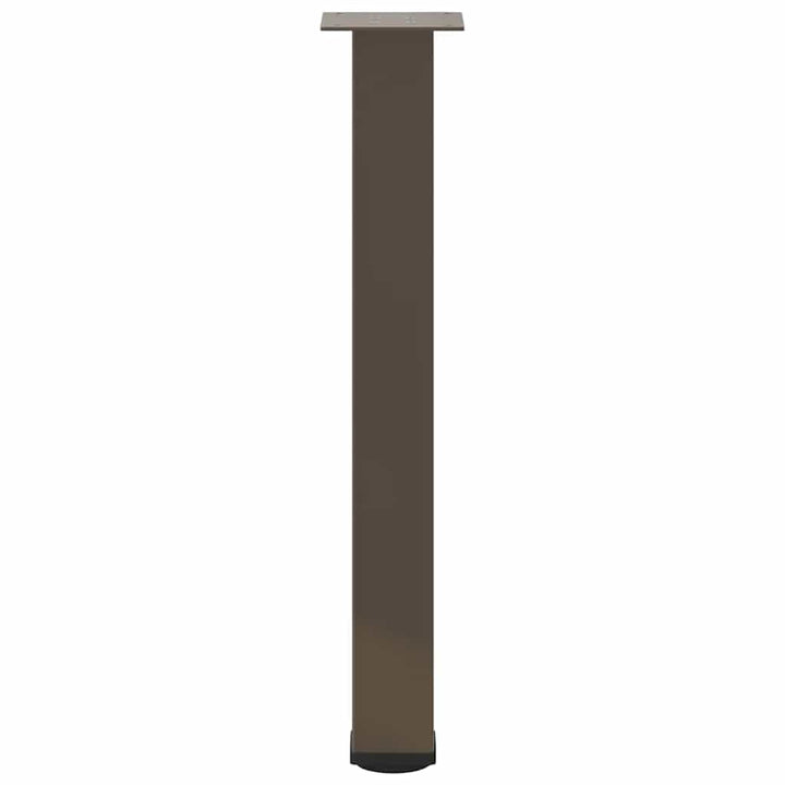 konsolbordben 4 stk. naturstål 72-74 cm stål