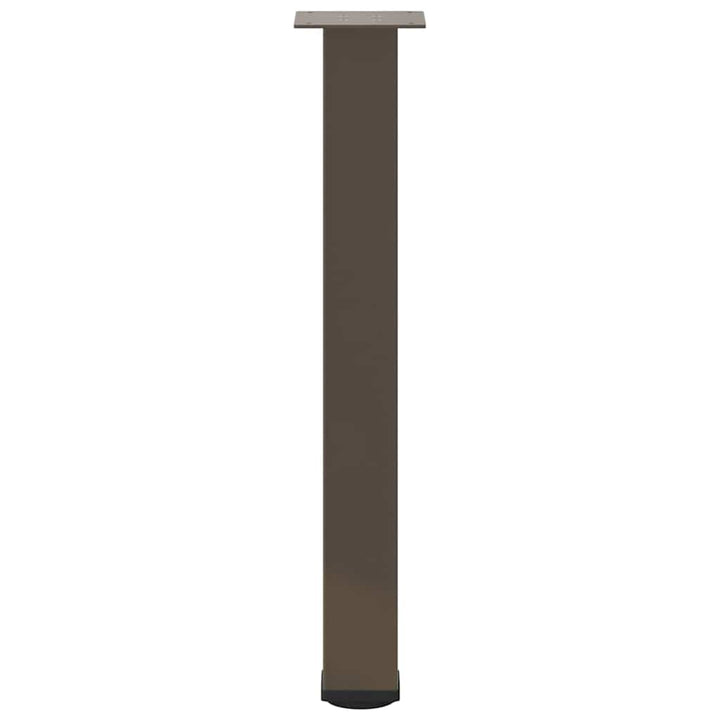 konsolbordben 4 stk. naturstål 72-74 cm stål