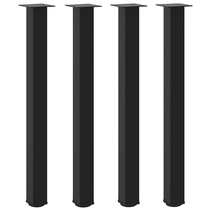 barbordsben 4 stk. sort 100-102 cm stål