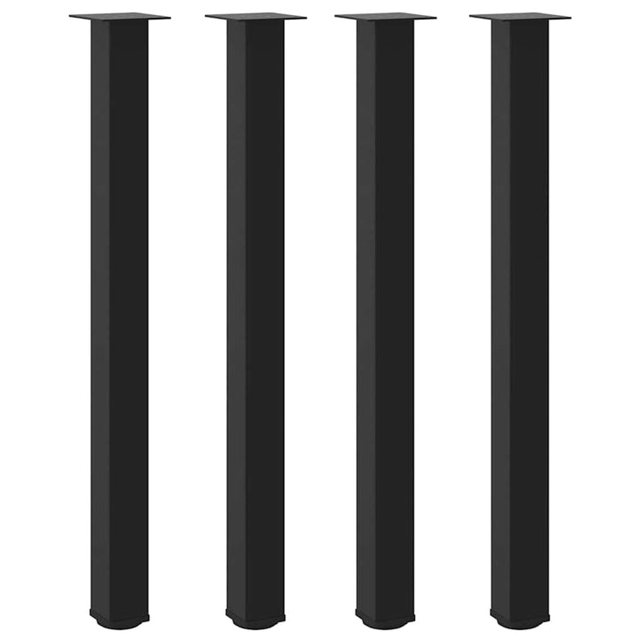 barbordsben 4 stk. sort 110-112 cm stål