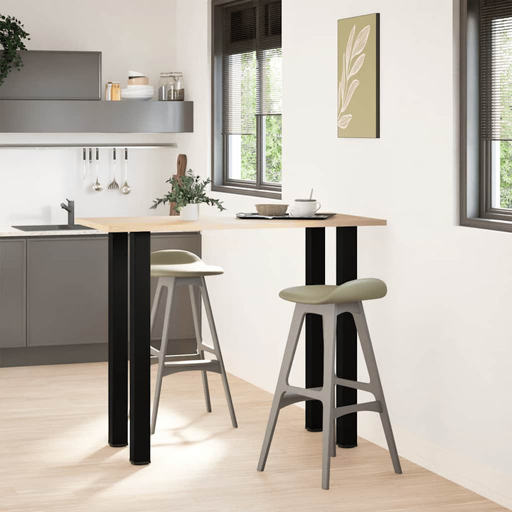 barbordsben 4 stk. sort 110-112 cm stål