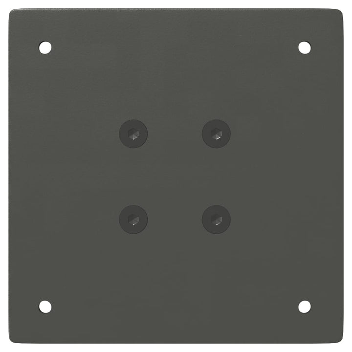 barbordsben 4 stk. antracit 110-112 cm stål