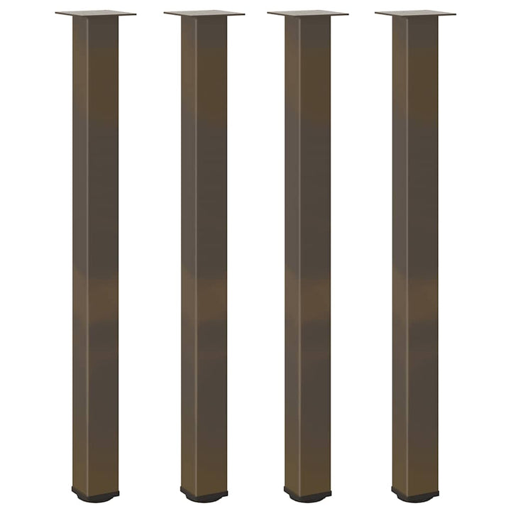 barbordsben 4 stk. naturstål 110-112 cm stål