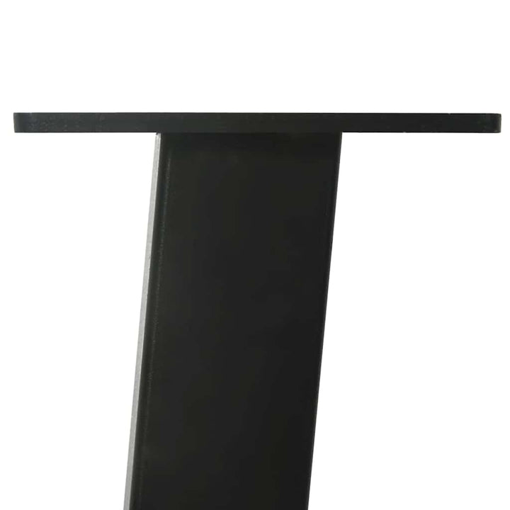 sofabordsben 4 stk. sort 30 cm stål