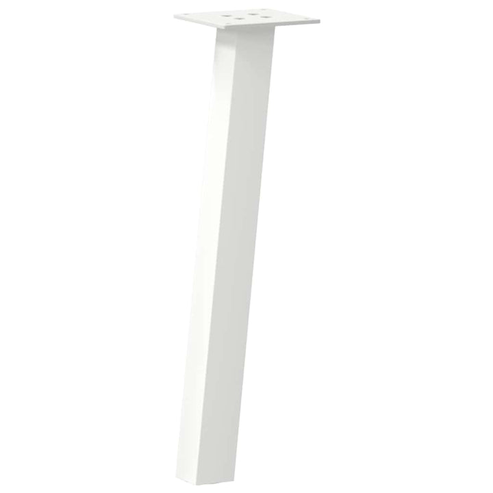 sofabordsben 4 stk. hvid 30 cm stål