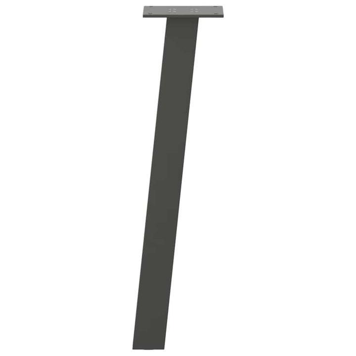 sofabordsben 4 stk. antracit 30 cm stål