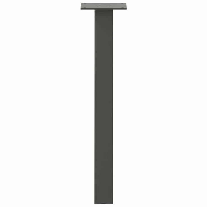 sofabordsben 4 stk. antracit 30 cm stål