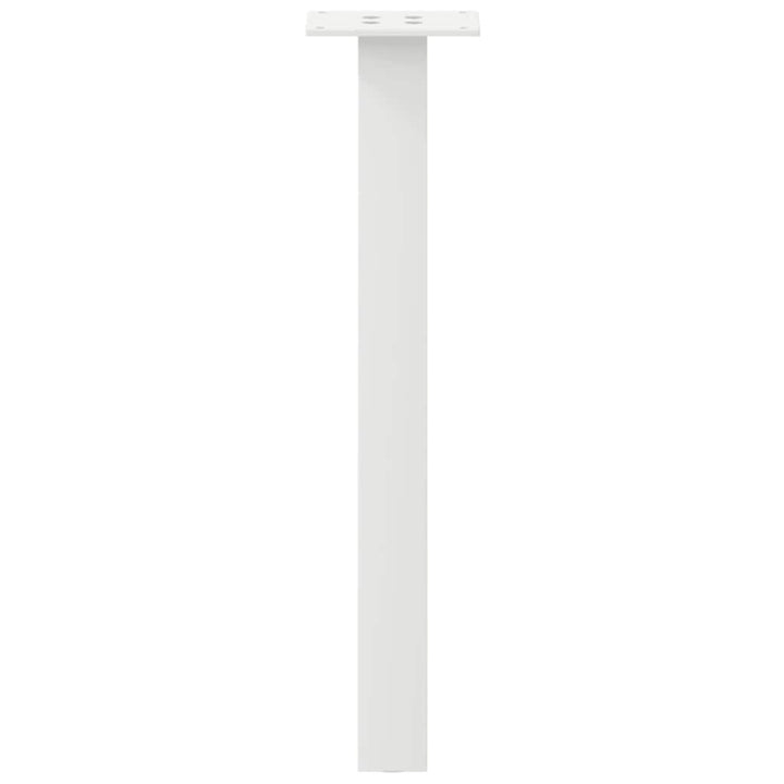 sofabordsben 4 stk. hvid 42 cm stål