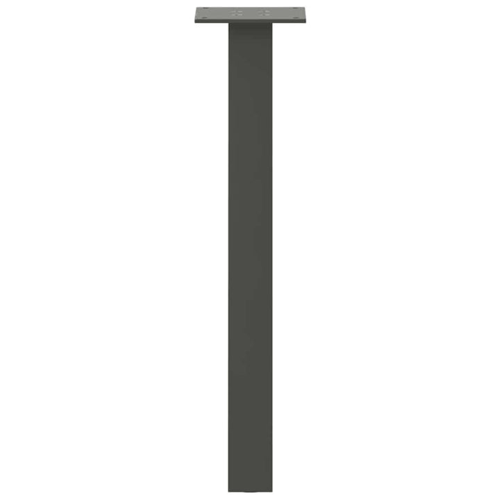 sofabordsben 4 stk. antracit 42 cm stål