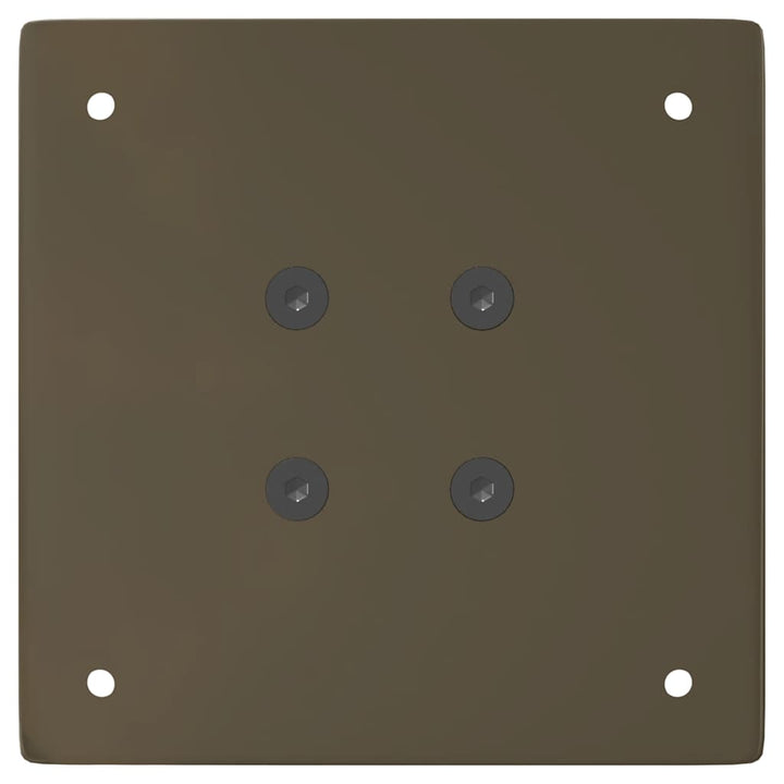 sofabordsben 4 stk. naturstål 42 cm stål
