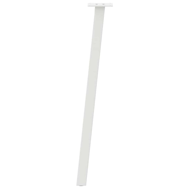 konsolbordben 4 stk. hvid 72 cm stål