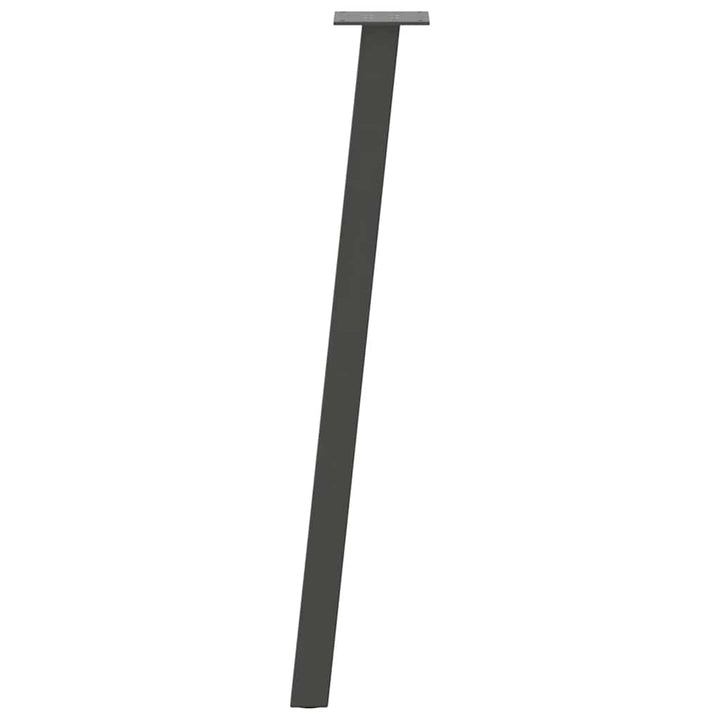 konsolbordben 4 stk. antracit 72 cm stål