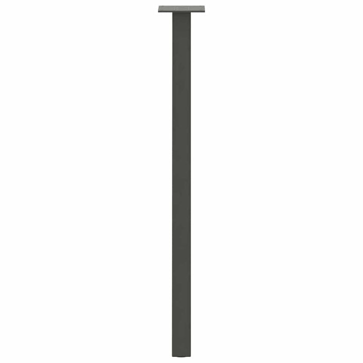 konsolbordben 4 stk. antracit 72 cm stål