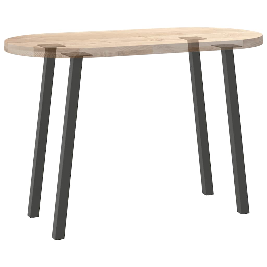konsolbordben 4 stk. antracit 72 cm stål