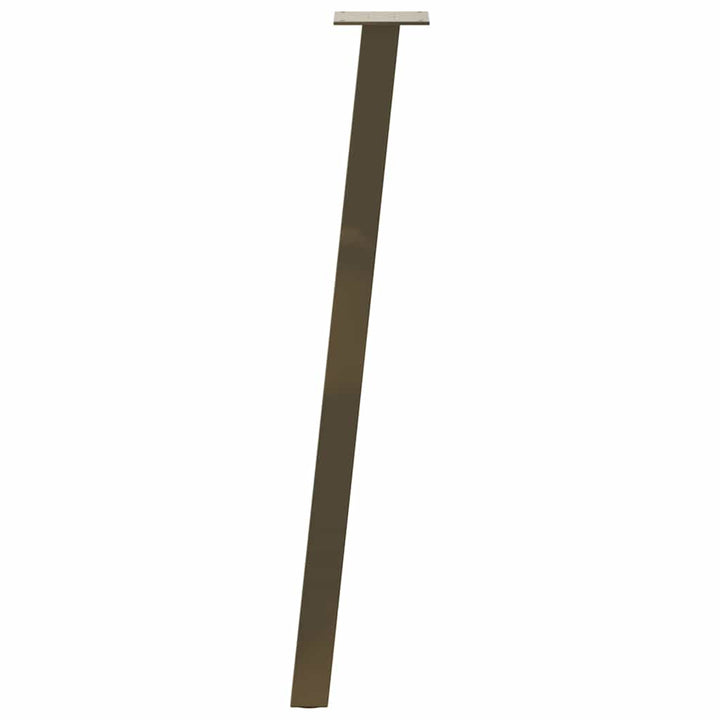 konsolbordben 4 stk. naturstål 72 cm stål